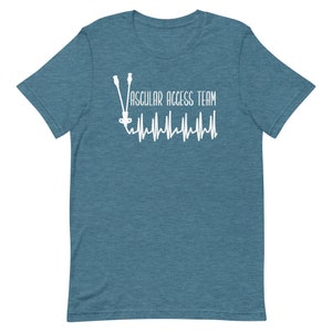 Solo Picc Vascular Access Team Short Sleeve t-shirt - Picc - VAT - VAS - PVat - Picc team - Vat team - Nurse shirt - Work Shirt - Nurse image 8