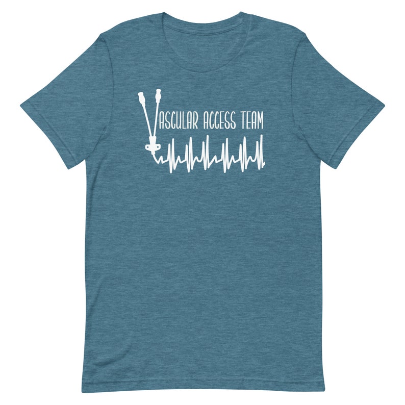 Solo Picc Vascular Access Team Short Sleeve t-shirt - Picc - VAT - VAS - PVat - Picc team - Vat team - Nurse shirt - Work Shirt - Nurse image 8