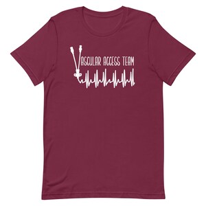 Solo Picc Vascular Access Team Short Sleeve t-shirt - Picc - VAT - VAS - PVat - Picc team - Vat team - Nurse shirt - Work Shirt - Nurse image 4