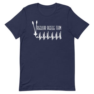 Solo Picc Vascular Access Team Short Sleeve t-shirt - Picc - VAT - VAS - PVat - Picc team - Vat team - Nurse shirt - Work Shirt - Nurse image 3