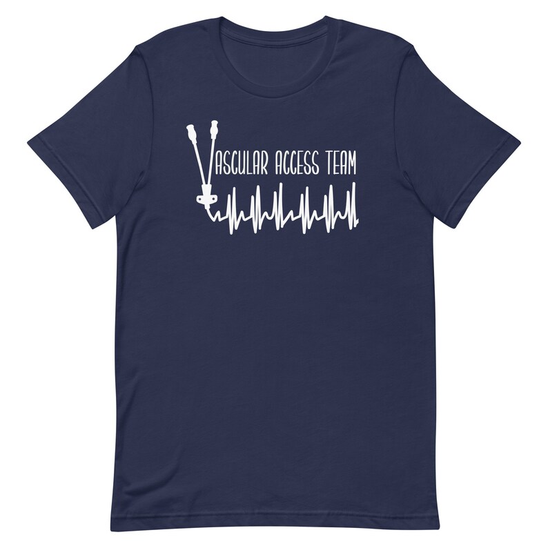 Solo Picc Vascular Access Team Short Sleeve t-shirt - Picc - VAT - VAS - PVat - Picc team - Vat team - Nurse shirt - Work Shirt - Nurse image 3