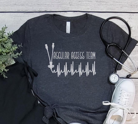Solo Picc Vascular Access Team Short Sleeve t-shirt - Picc - VAT - VAS - PVat - Picc team - Vat team - Nurse shirt - Work Shirt - Nurse