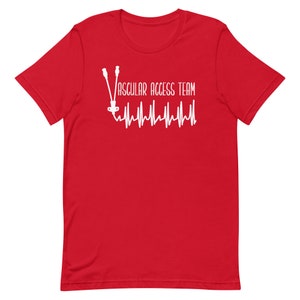 Solo Picc Vascular Access Team Short Sleeve t-shirt - Picc - VAT - VAS - PVat - Picc team - Vat team - Nurse shirt - Work Shirt - Nurse image 5