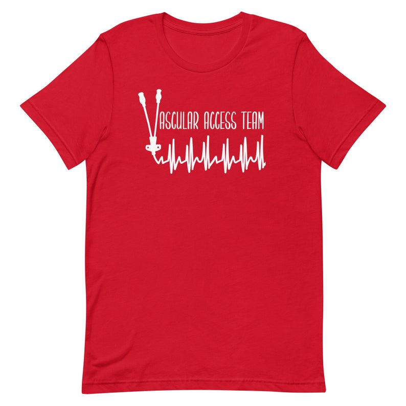 Solo Picc Vascular Access Team Short Sleeve t-shirt - Picc - VAT - VAS - PVat - Picc team - Vat team - Nurse shirt - Work Shirt - Nurse image 5