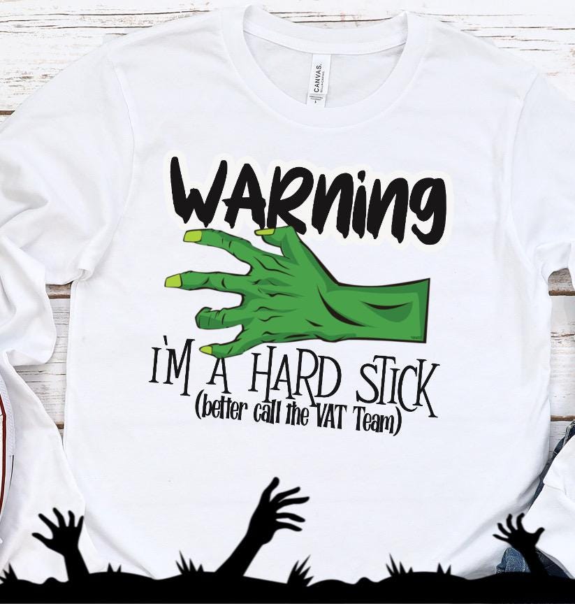 Zombie Hard Stick Iv Rn Long Sleeve shirt, Halloween Nurse shirt, Nurse gift, Rn work shirt, IV Nurse, VAS, Rn shirt, VAT, Halloween Rn gift