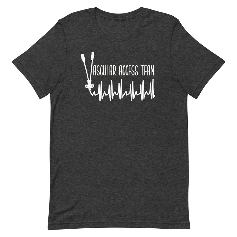 Solo Picc Vascular Access Team Short Sleeve t-shirt - Picc - VAT - VAS - PVat - Picc team - Vat team - Nurse shirt - Work Shirt - Nurse image 6