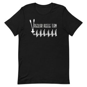 Solo Picc Vascular Access Team Short Sleeve t-shirt - Picc - VAT - VAS - PVat - Picc team - Vat team - Nurse shirt - Work Shirt - Nurse image 2