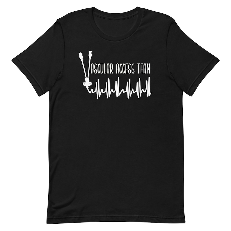 Solo Picc Vascular Access Team Short Sleeve t-shirt - Picc - VAT - VAS - PVat - Picc team - Vat team - Nurse shirt - Work Shirt - Nurse image 2