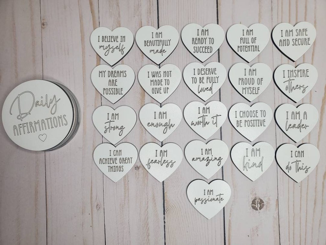 Daily Affirmations Jar Kids Affirmation Jar Gratitude Jar Affirmation ...