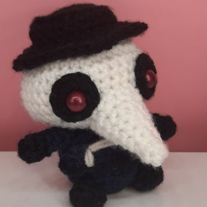 Plague Doctor Amigurumi Plush