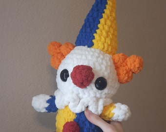 Jumbo Clown Amigurumi Plush Toy