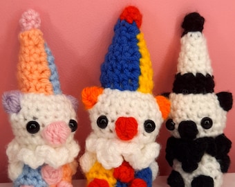Tiny Clown Amigurumi Plush Toy