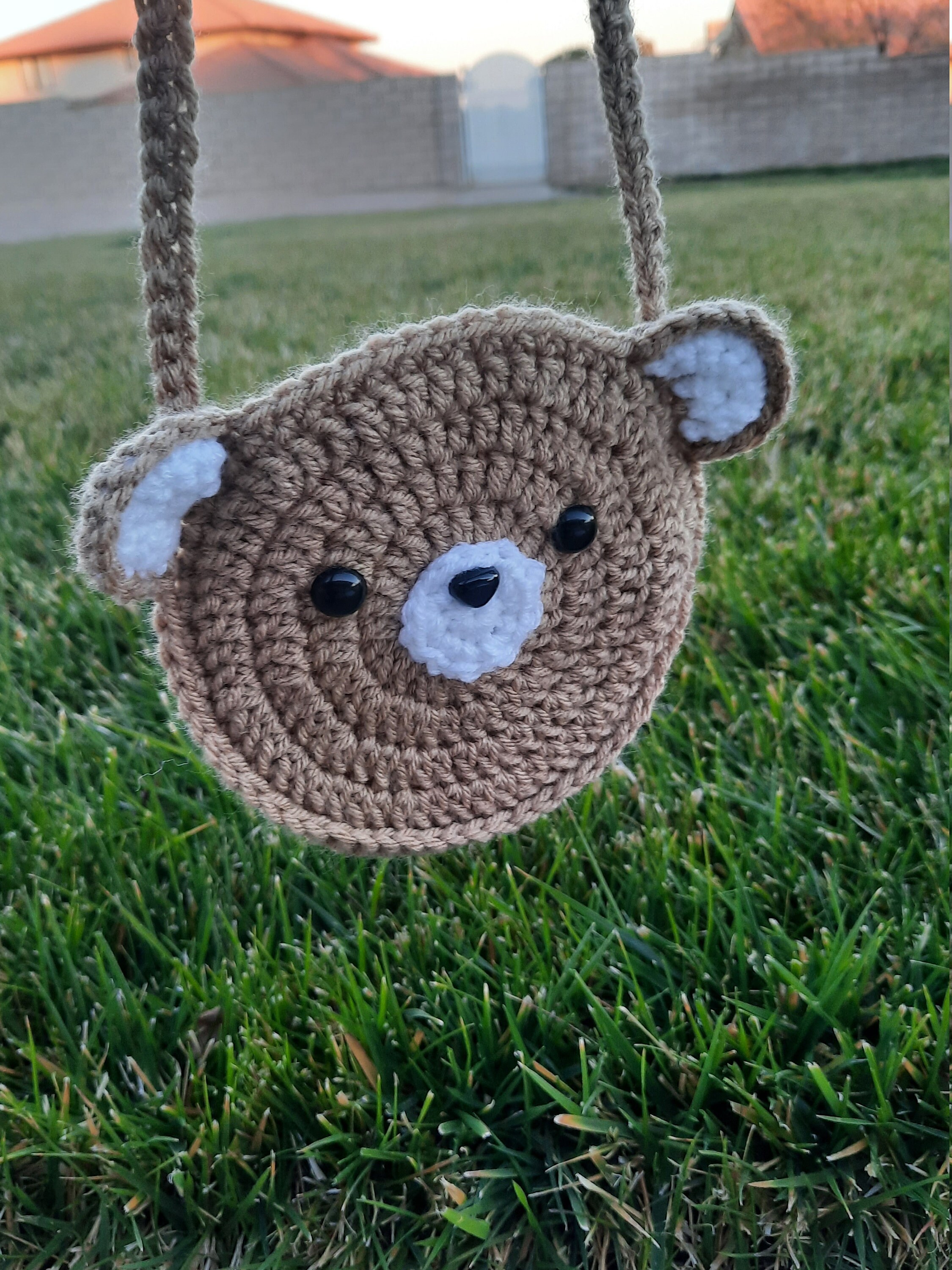 Crochet Bear Bag
