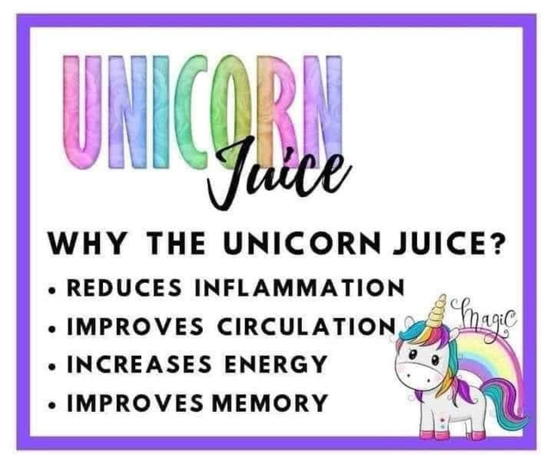 Bye Bye Belly Unicorn Juice Etsy