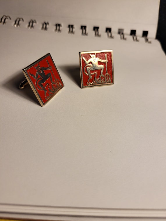 Swank Devil Cufflinks