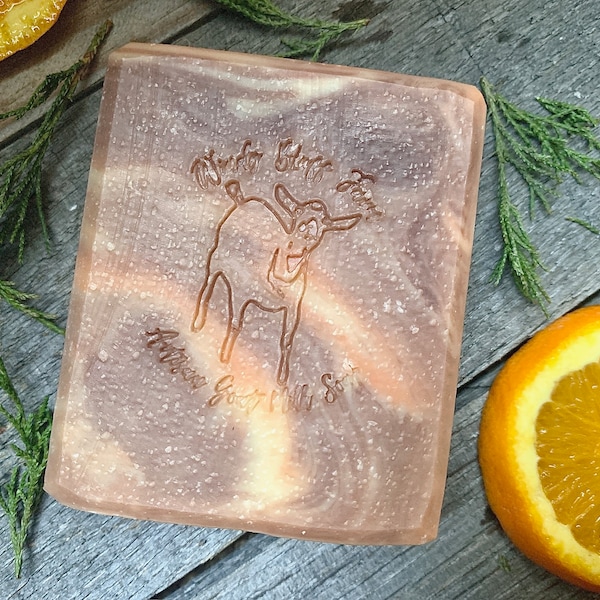 Orange Cedarwood Soap Goat Milk Soap Bar Organic Goatmilk Soaps Handmadesoap Essentialoils Soap Sensitive Skin Soap Scented Soap