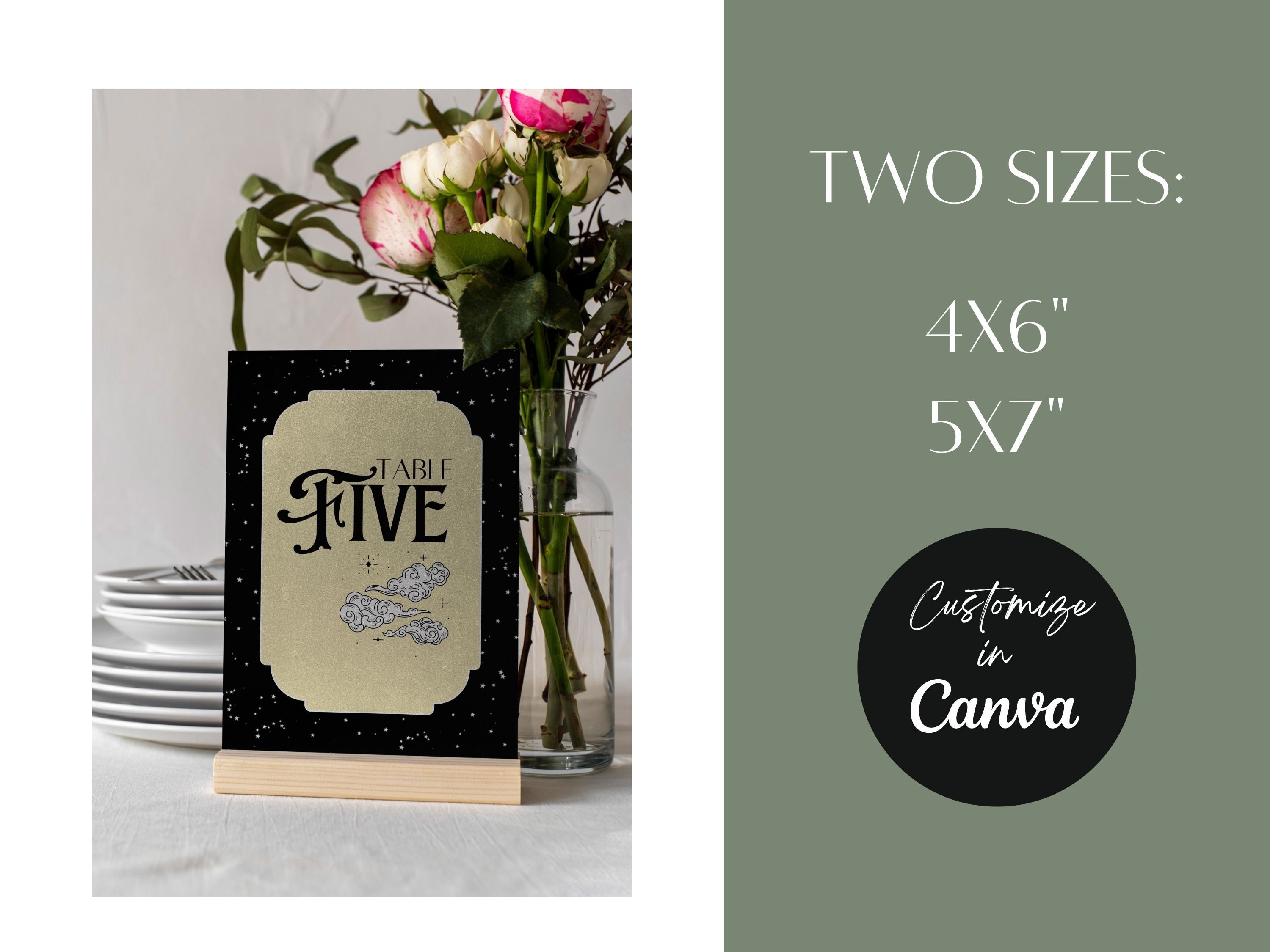 Large Star Table Numbers Celestial Table Numbers | Sun, Moon & Stars Wedding Table Numbers for ...