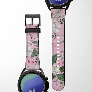 China Roses Samsung Watch Band | Samsung Galaxy Band | Floral Galaxy Watch 3 4 Band | Galaxy Watch 40mm 41mm 42mm 44mm 45mm 46mm
