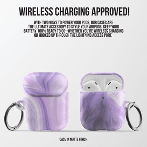 PERSONALIZED PURPLE HAZE MARBLE Airpods Case  | Airpods Pro | Protective Airpods Case | Custom AIrpods Case | Minimalist Airpods Case | Marble Airpods Case | Cute Airpods Case | CaseNation