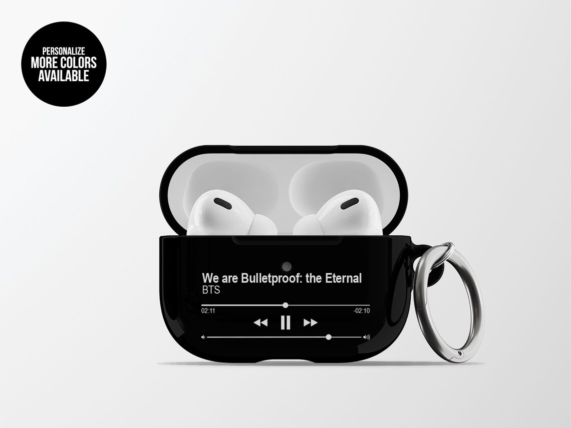 Personalized Song Name Airpods Case | Custom Music Hard Shell Earbud ...