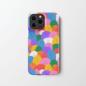 Smiley Face Phone Case | iPhone 13 12 11 Xr Xs Pro Plus Max case  | Samsung Galaxy S22 S21  | Google Pixel 6 5 4