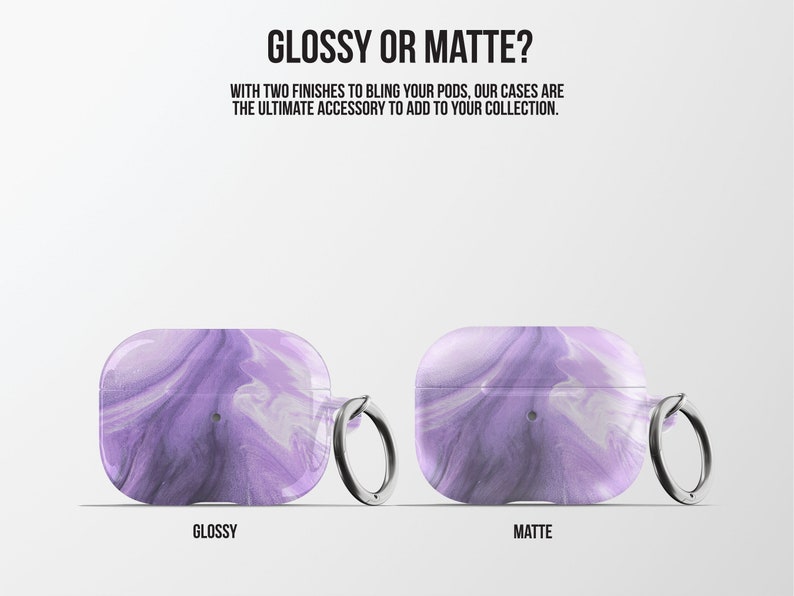 PERSONALIZED PURPLE HAZE MARBLE Airpods Case  | Airpods Pro | Protective Airpods Case | Custom AIrpods Case | Minimalist Airpods Case | Marble Airpods Case | Cute Airpods Case | CaseNation