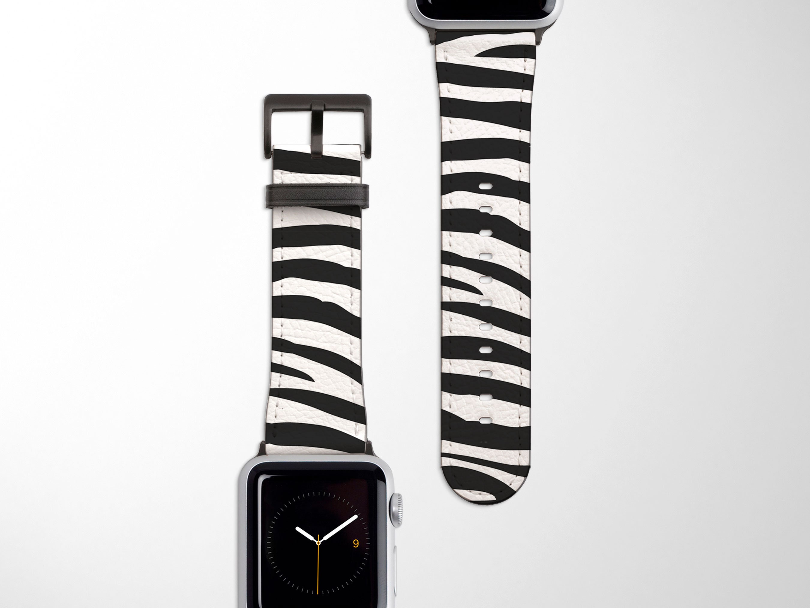 VERSUS ヒョウ柄ストラップ 時計 ゼブラ柄ウォッチバンド | Apple Watch ストラップ | ダルメシアン