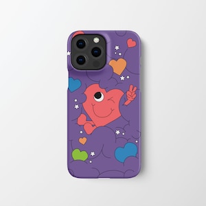 Puffy Love Phone Case | Purple Clouds Phone Case | iPhone 13 12 11 Xr Xs Pro Plus Max | Samsung Galaxy S22 S21 | Google Pixel 6 5 4