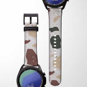 Ivory Terrazzo Samsung Watch Band | Samsung Galaxy Band | Galaxy Watch 3 4 Band | Galaxy Watch 40mm 41mm 42mm 44mm 45mm 46mm