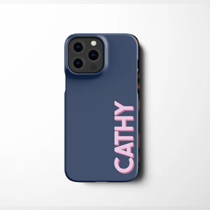 Custom Initials iPhone 14 Case | Small Monogram iPhone 13 12 11 Pro Max Case | Classy Custom Personalized Galaxy S23 S22 | Pixel 7 6 5 | PC4