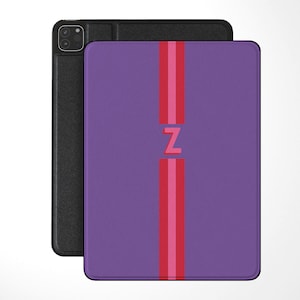 Hoesje van het Folio van het Monogram van de | Gepersonaliseerde initiële iPad-hoes | iPad Pro 11 12.9 | iPad 10.2 | iPad Air 10.9 tablethoes | IPC24
