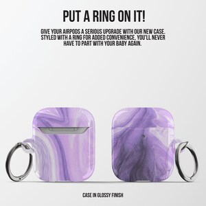 PERSONALIZED PURPLE HAZE MARBLE Airpods Case  | Airpods Pro | Protective Airpods Case | Custom AIrpods Case | Minimalist Airpods Case | Marble Airpods Case | Cute Airpods Case | CaseNation