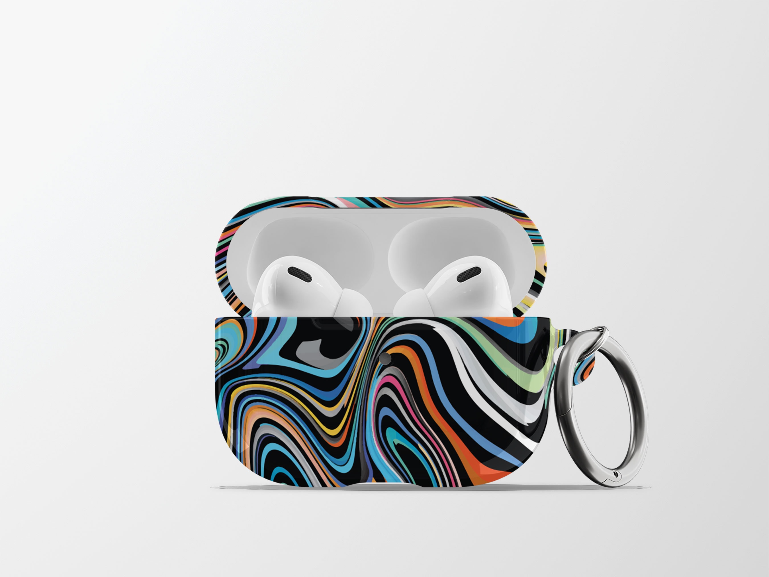 Groovy Swirls Airpods Case | Retro Gift For Her Protective Apple AirPods Pro Case | Cute AirPods Case 1 2 Pro