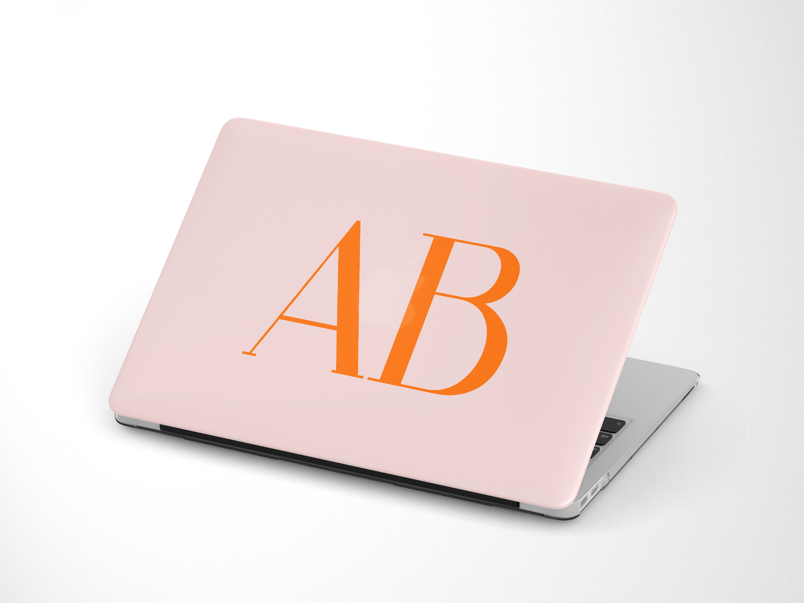 Custom Monogram MacBook Air M2 Case | Personalized Initials MacBook Pro Case | MacBook Air Pro M1 M2 12 13 14 15 16 Laptop Cover | MC04