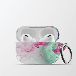 Pink Marble Airpods Case | Gift For Her Protective Apple AirPods Pro Case | Cute AirPods Case 1 2 Pro