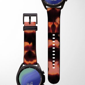 Blush Tortoise Samsung Watch Band | Samsung Galaxy Band | Galaxy Watch 3 4 Band | Galaxy Watch 40mm 41mm 42mm 44mm 45mm 46mm Classic