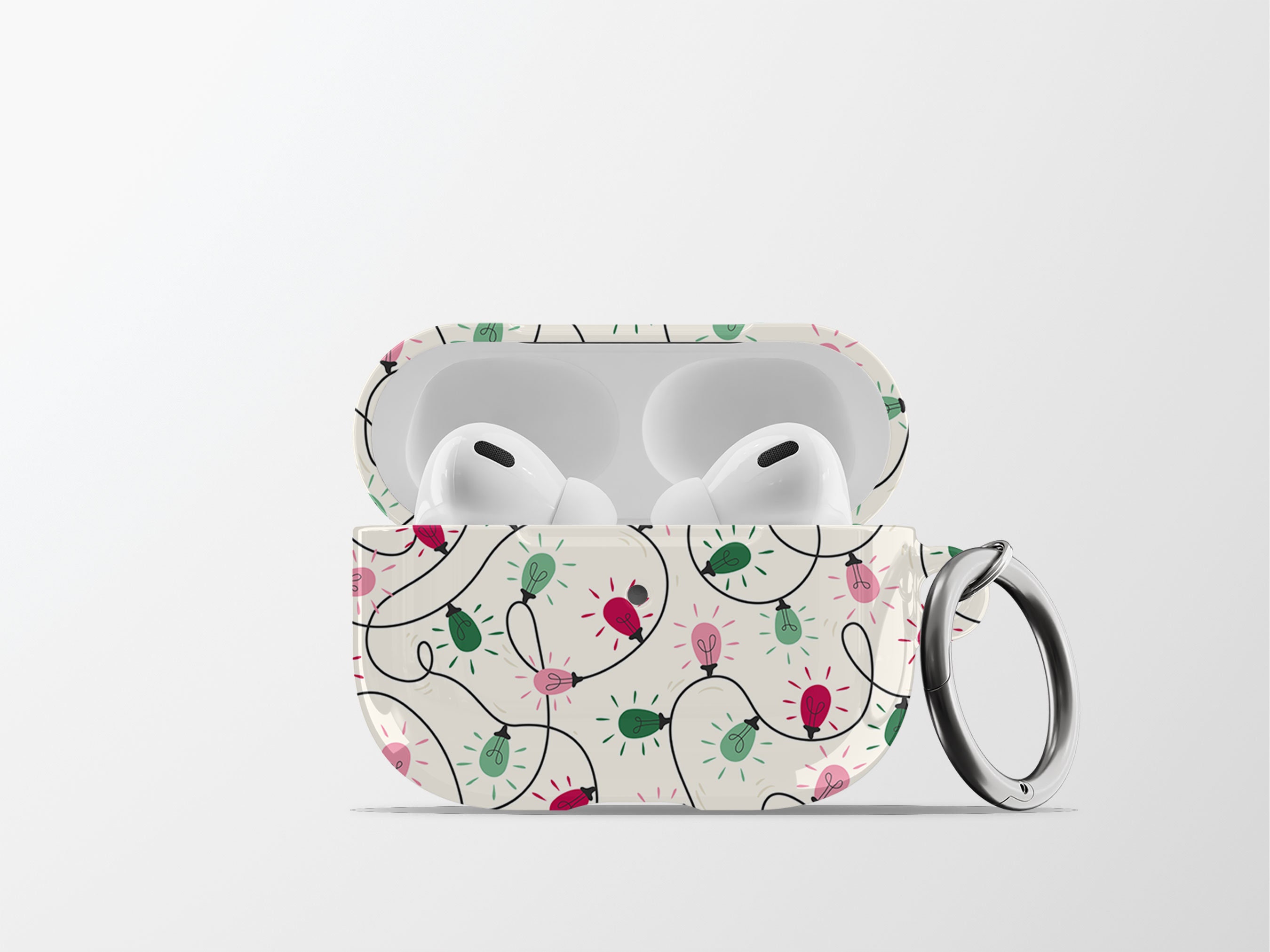 Striped French Chateau Wall Design on Airpods Case Cover 