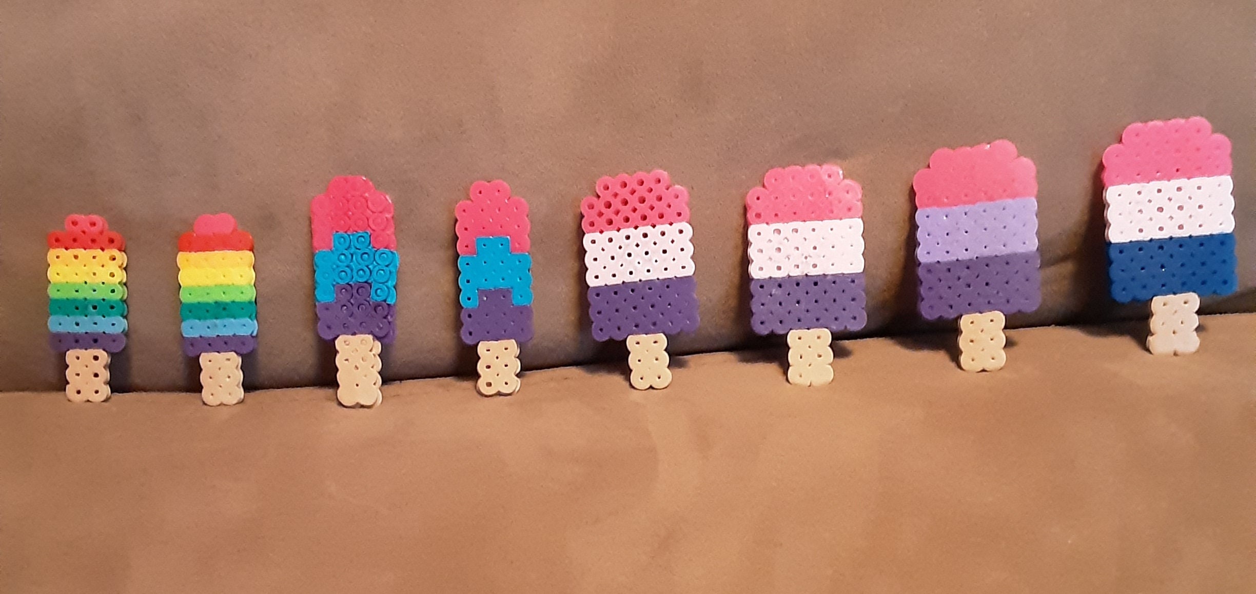 Popsicle Perler Bead Set Etsy
