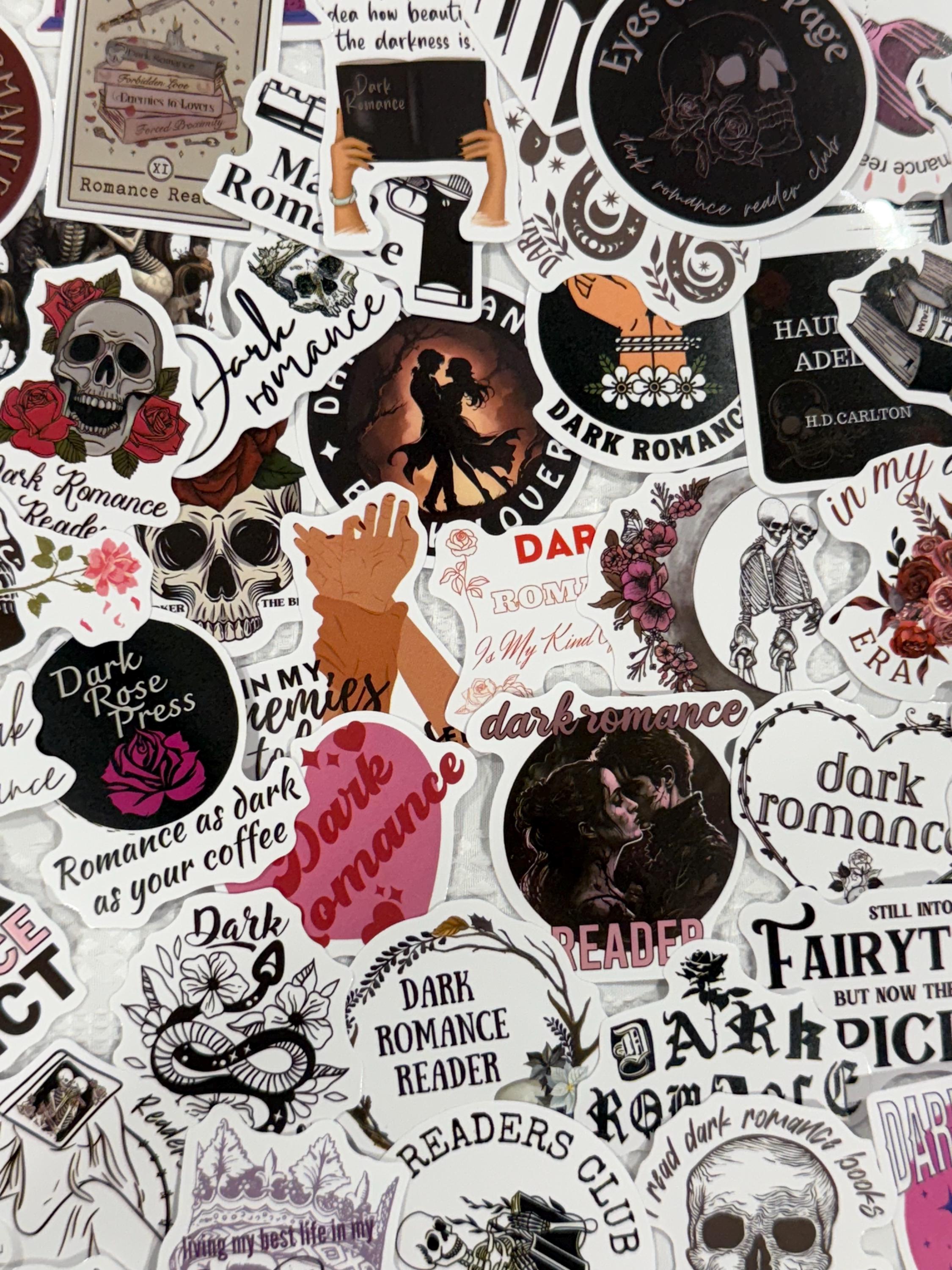Dark Romance Sticker Bundle | Smutty Gothic Book Stickers | Waterproof ...