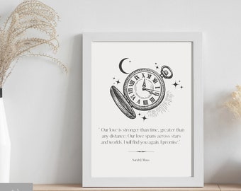 Crescent City inspired minimalist Art Print - Our Love is Stronger