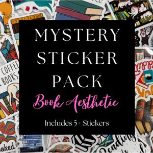 Book Lover Sticker Set: Waterproof Glossy Decals