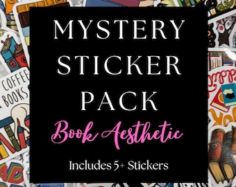 Book Lover Sticker Set: Waterproof Glossy Decals