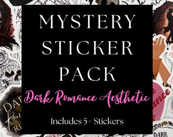 Dark Romance Sticker Bundle | Smutty Gothic Book Stickers | Waterproof Vinyl Decals