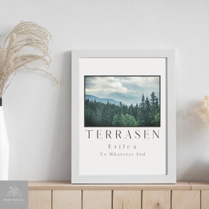 TOG inspired minimalist Art Print - Terrasen City (Minimalist/boho print inspired by Throne of Glass series by Sarah J. Maas.)