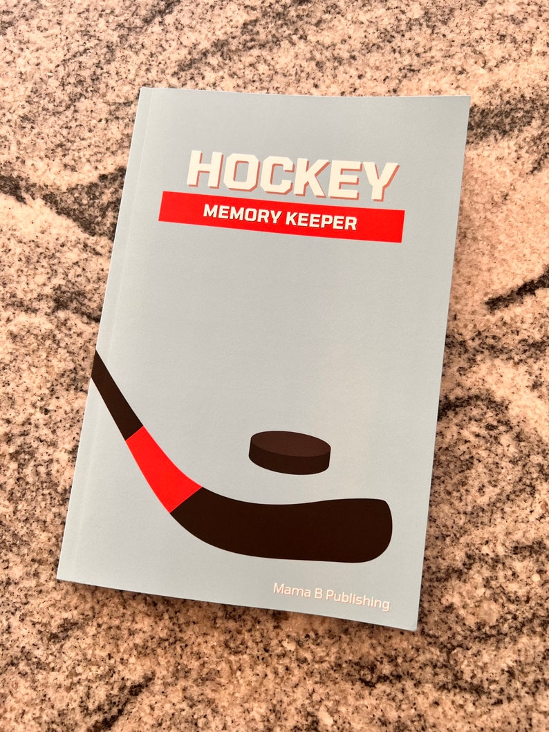 Journal du gardien de la mémoire du hockey Suivi des tournois de hockey Cadeau de maman de hockey Cadeau de joueur de hockey Cadeau de papa de hockey Cadeau de hockey image 10