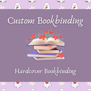 Custom Bookbinding | Custom Book Wrap Cover | Complete Hard Case Binding