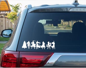 Throne of Glass Book Cover Silhouette | Throne of Glass Emblem Decal | Car Decal | Phone Sticker | Laptop Decal