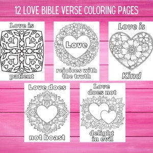 Love Bible Verses Printable Coloring Pages Heart Mandala Coloring Pages, Valentines Coloring Pages, Christian Valentines Coloring pages