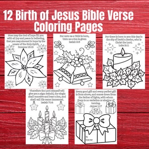 Christmas coloring Pages, Bible Verse Coloring Sheets for Christmas, Christmas Story Coloring pages, Jesus Birth, Christmas  Coloring pages