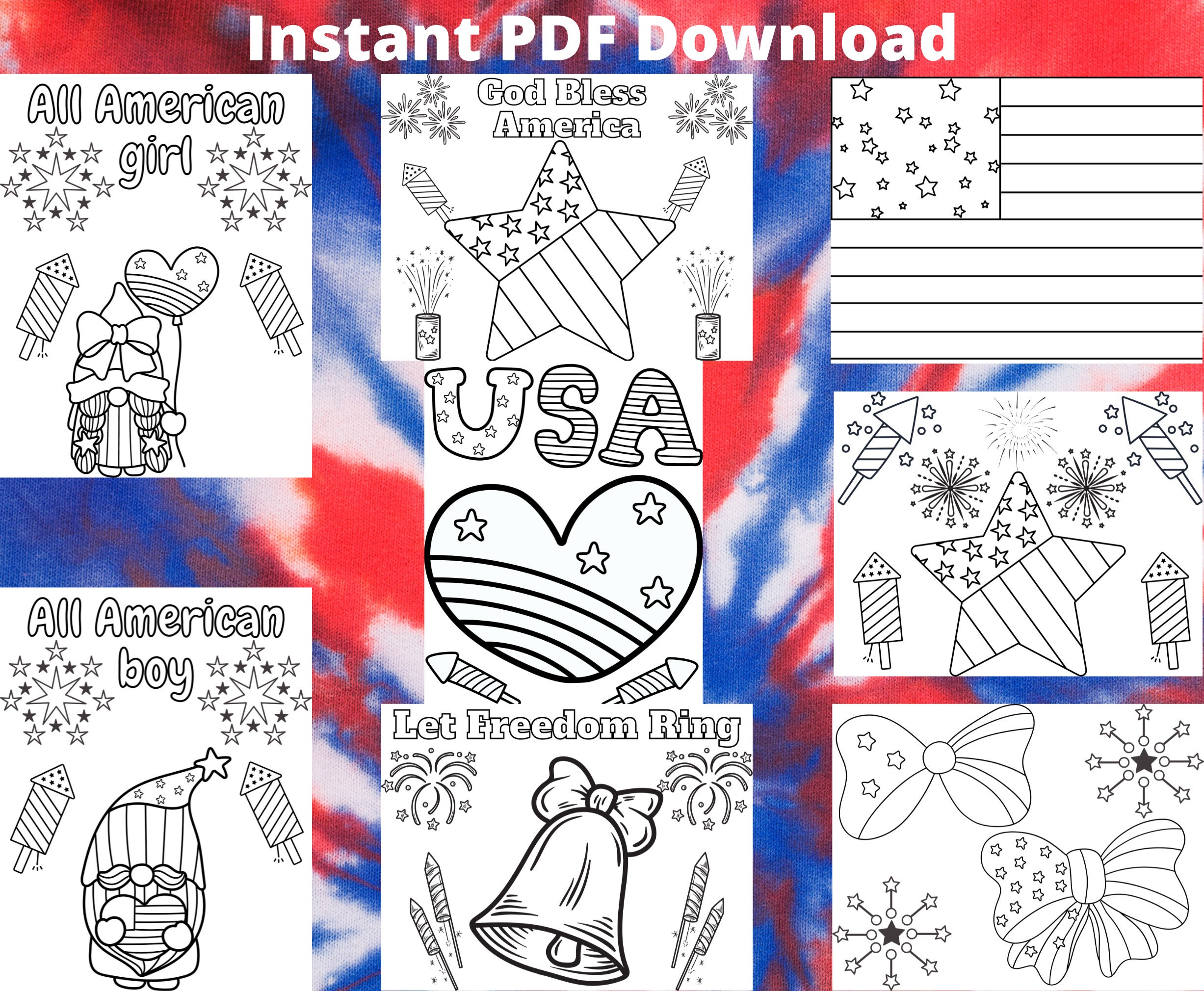 god bless america 4th of july clipart